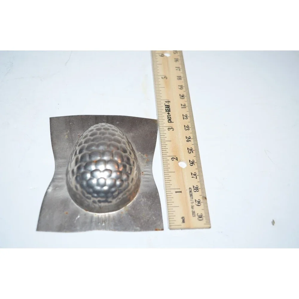 Vtg Chocolate Mold Easter‎ Egg HALF Dragon Scales Reptile snake lizard